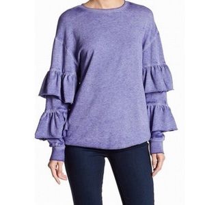 Bundle only ABOUND Purple Ruffle Sleeve Lightweight